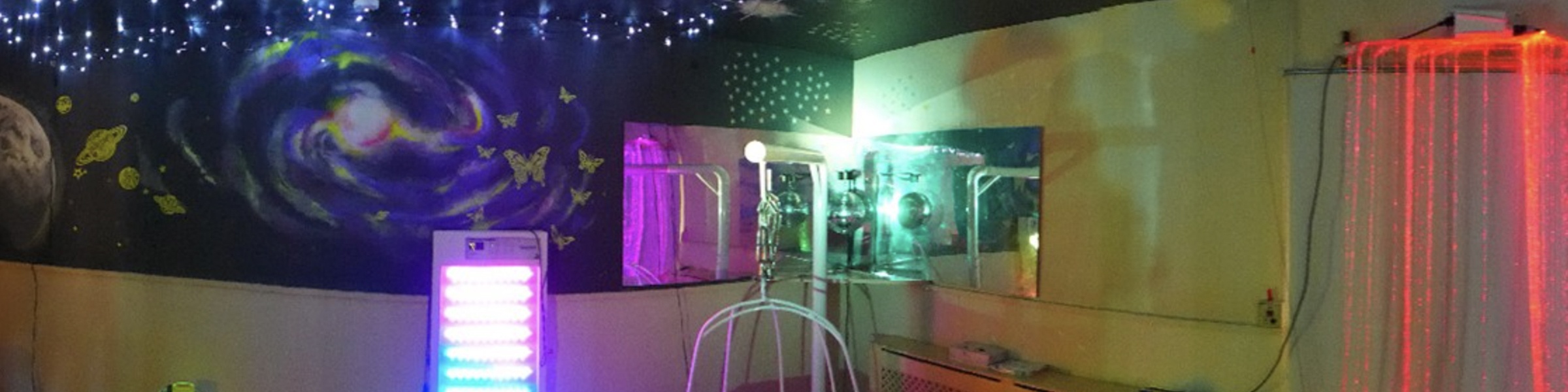 You can book our Sensory room For a holistic relaxing atmosphere See our facilities Book a slot